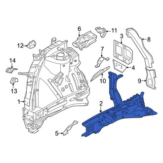 Kia OE - Front Left Frame Side Member