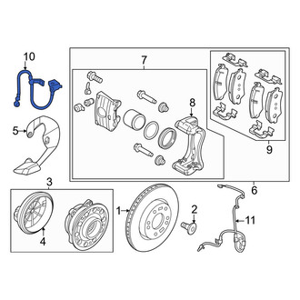 Kia OE - Front Left Brake Hydraulic Hose