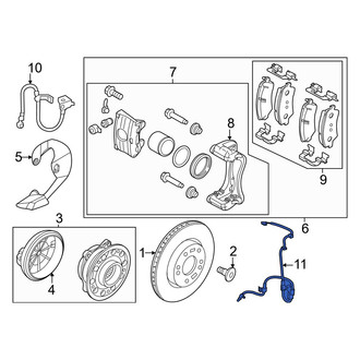 Kia OE - Front Left ABS Wheel Speed Sensor Wiring Harness