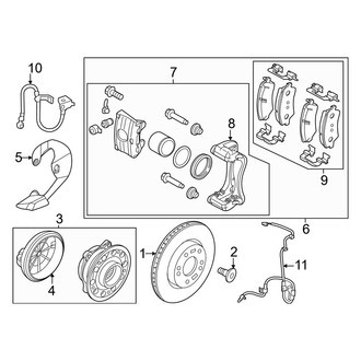 Kia OE - Front Suspension - Brake Components (RWD)