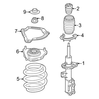 Kia OE - Front Suspension - Struts & Components