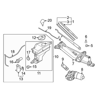 Kia OE - Windshield - Wiper & Washer Components