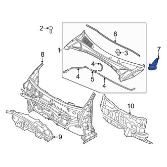 Kia OE - Front Left Cowl Side Panel