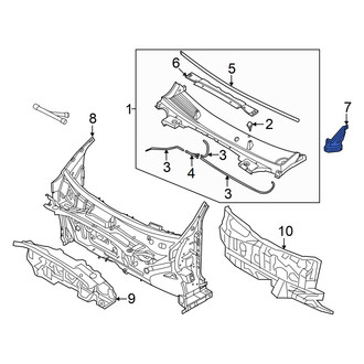 Kia OE - Front Right Cowl Side Panel