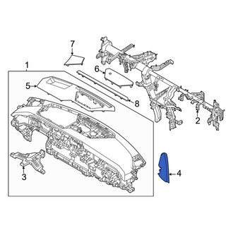 Kia OE - Left Instrument Panel Side Cover