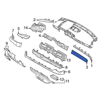 Kia OE - Center Instrument Panel Molding