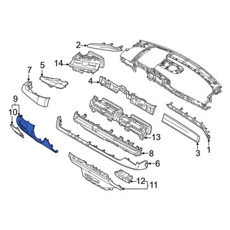 Kia OE - Instrument Panel Knee Bolster
