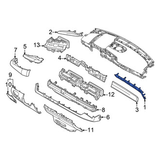 Kia OE - Right Upper Instrument Panel Molding