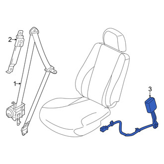Kia OE - Center Left Seat Belt Receptacle