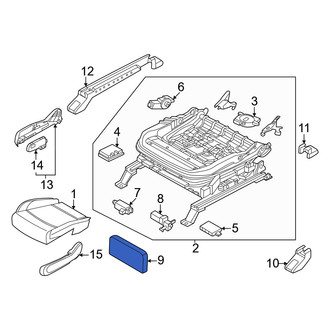 Kia OE - Front Left Rearward Seat Cushion Foam
