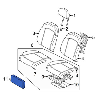 Kia OE - Front Right Seat Cushion Foam