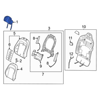 Kia OE - Center Right Headrest