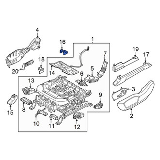 Kia OE - Seat Track Cover