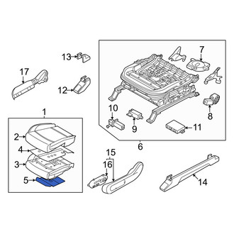 Kia OE - Front Left Lower Climate Controlled Seat Duct