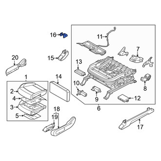 Kia OE - Seat Track Cover