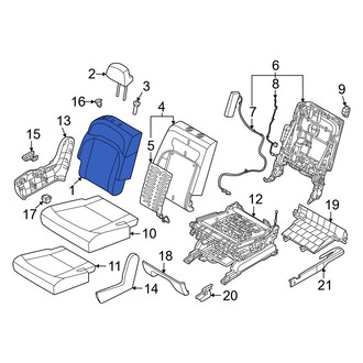 Kia OE - Center Right Seat Back Cushion Cover