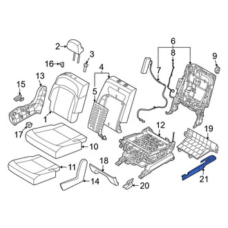 Kia OE - Seat Track Cover