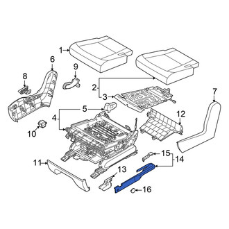 Kia OE - Seat Track Cover