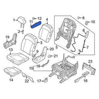 Kia OE - Center Right Seat Armrest