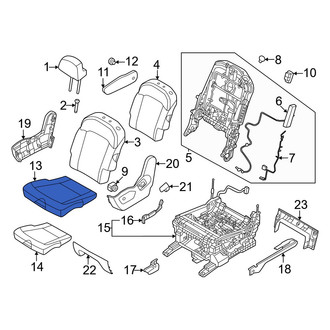 Kia OE - Center Right Seat Cushion Foam