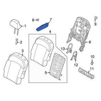 Kia OE - Center Left Seat Armrest
