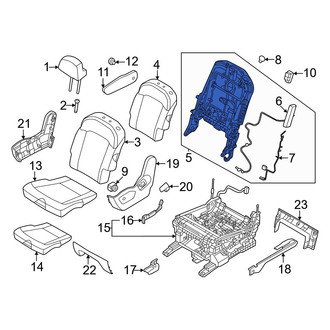 Kia OE - Center Left Seat Back Frame