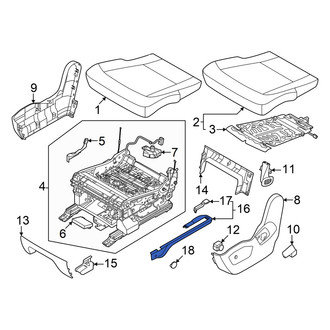 Kia OE - Seat Track Cover