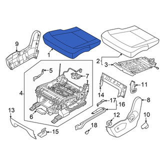 Kia OE - Center Left Seat Cover