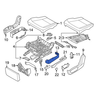 Kia OE - Seat Track Cover