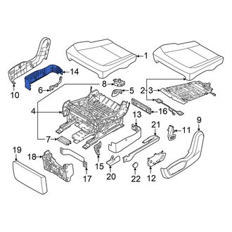 Kia OE - Seat Track Cover