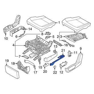 Kia OE - Seat Track Cover