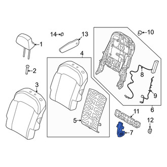 Kia OE - Center Right Climate Controlled Seat Duct