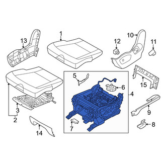 Kia OE - Center Right Seat Track