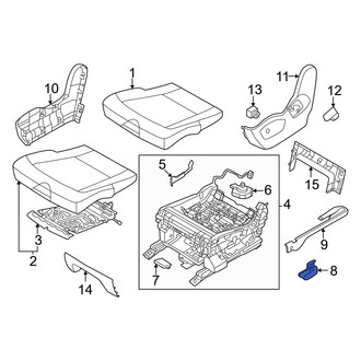 Kia OE - Seat Track Cover