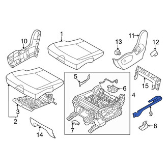 Kia OE - Seat Track Cover