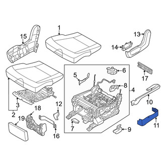 Kia OE - Seat Track Cover