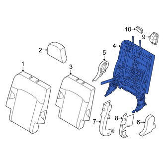 Kia OE - Center Right Seat Back Frame