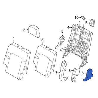 Kia OE - Rear Right Inner Seat Trim Panel