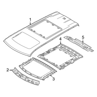 Kia OE - Roof & Components (With Rear Sunroof, with Sunroof), (GT-Line / Land / Wind)