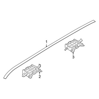 Kia OE - Roof - Exterior Trim (W/O Sunroof), (Light / Light Long Range)