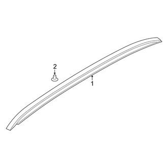 Kia OE - Roof - Exterior Trim (With Rear Sunroof, with Sunroof, Roof Rack, with Low Profile), (Land / Wind)