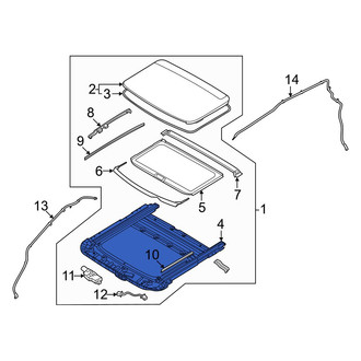 Kia OE - Front Sunroof Frame