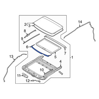 Kia OE - Front Sunroof Deflector
