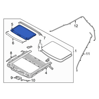Kia OE - Front Sunroof Cover