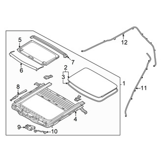 Kia OE - Roof - Sunroof (Without Rear Sunroof, with Sunroof), (Light Long Range)