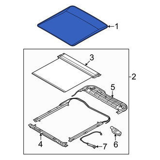 Kia OE - Rear Sunroof Glass