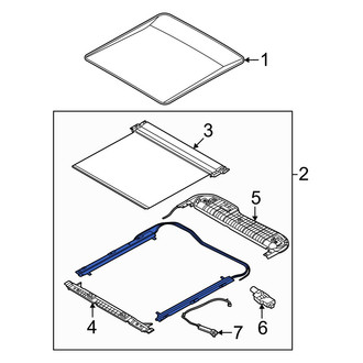 Kia OE - Front Sunroof Assembly