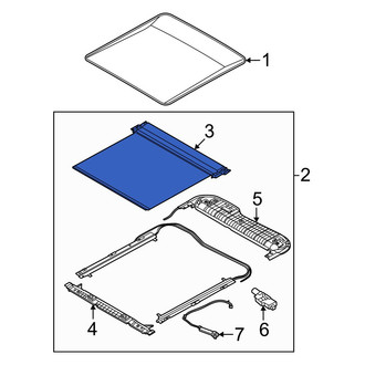Kia OE - Front Sunroof Cover