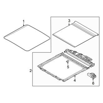 Kia OE - Roof - Sunroof (With Rear Sunroof, with Sunroof, Rear)
