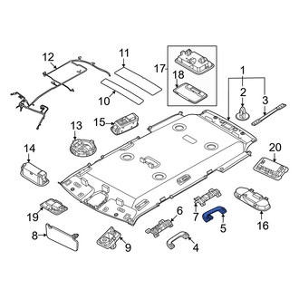 Kia OE - Rear Left Interior Grab Bar